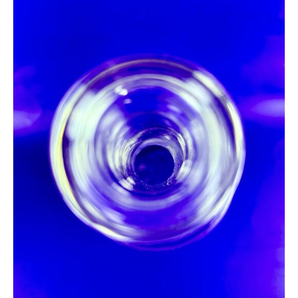 Vintage Wine Decanter 12” Clear Glass Carafe Vase Thick Base MCM Shapely - Picture 5 of 14